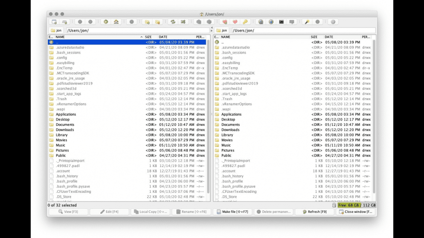 muCommander, checksum, SCP