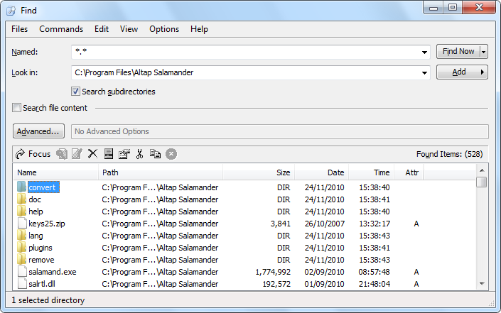 Altap Salamander, SCP, retention